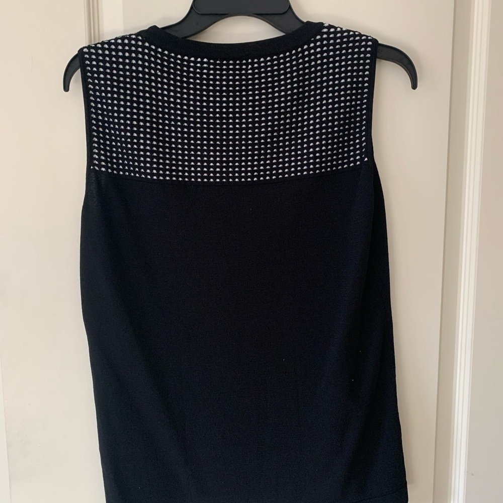 Calvin Klein Black Sleeveless Top Size Medium Black - Picture 3 of 4